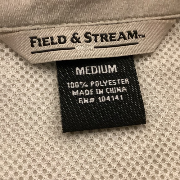 Field & Stream mens fishing shirt button down short sleeve size medium - Picture 8 of 9